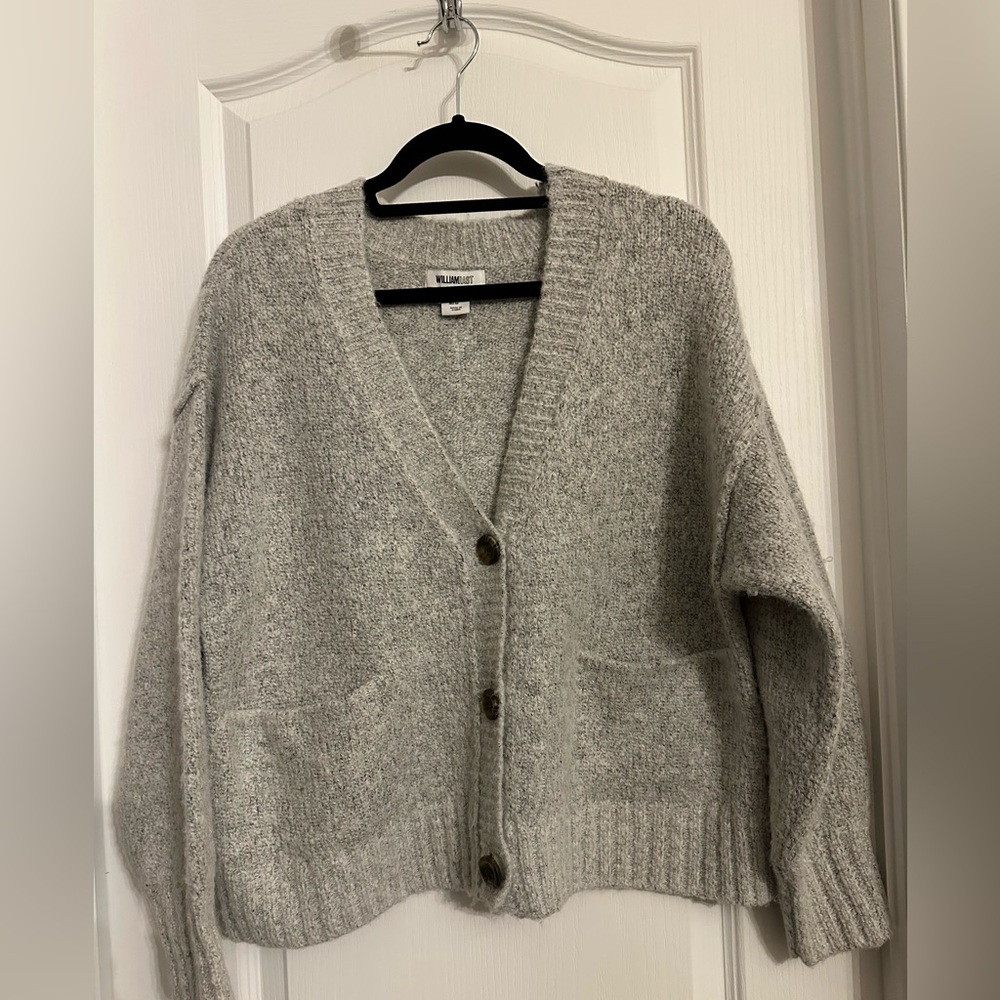 William Rast Heather Gray Women's Cardigan